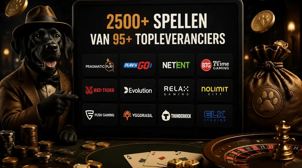 grid met casino spelproviders logo's